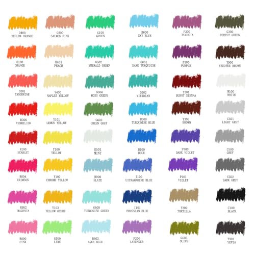 Artecho Oil Pastels Set of 48 Colors (10 x 70 mm) | With Pastel Paper Pad, For Art Painting, Drawing, Blending, For Artists, Beginners, Students, Teachers - style: 48 Colors with paper pad