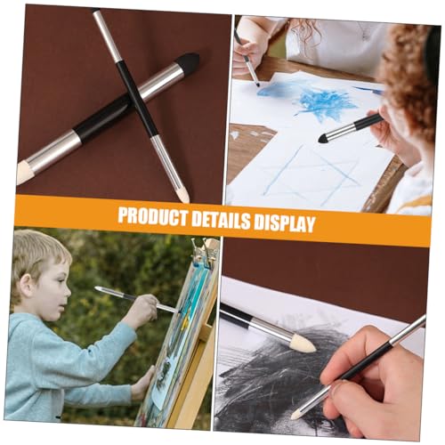 FONDOTIN 4pcs Washable Sketch Blending Stumps Set for Artists Kneaded Eraser and Correction Tool for Charcoal Drawing for Daily Use and Art Projects