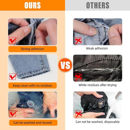 3Pcs Fabric Glue Permanent, 60 ML Washable Clear Clothing Glue, Super Fabric Glue for Rhinestones, Patches, Clothes, Denim, Leather, Polyester, Fabrics, Doll Repair, Flannel, Cotton - size: 3 count
