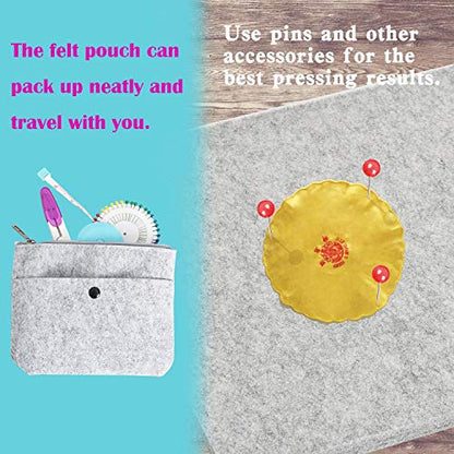 Rdutuok 17"x13.5" Wool Pressing Mat 100% New Zealand Felted Wool Ironing Mat Pad for Quilter, Sewing, Quilting Supplies and Notions - size: 17" x 13.5"