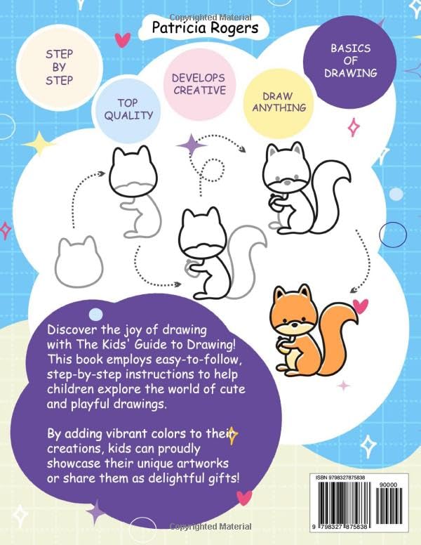 How to Draw Everything for Kids: 500 Cute Step-by-Step Simple Drawing Stuff: With Amazing Food, Kawaii, Animals, Gifts, and Other (How to draw books for kids)