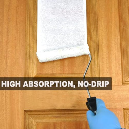 Great Andrew 10 Pack 6 Inch Paint Rollers for All Paints, 1/2" Nap Paint Roller Covers, Paint Roller Set for Painting Walls House, 6" Paint Roller Refills - size: 10pcs, 6"