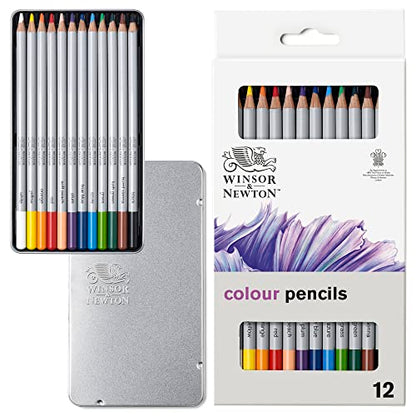 Winsor & Newton Studio Collection Artist Pencils, Color Pencils, Set of 12 - style: 12 Color Pencils