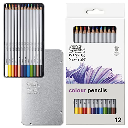 Winsor & Newton Studio Collection Artist Pencils, Color Pencils, Set of 12 - style: 12 Color Pencils