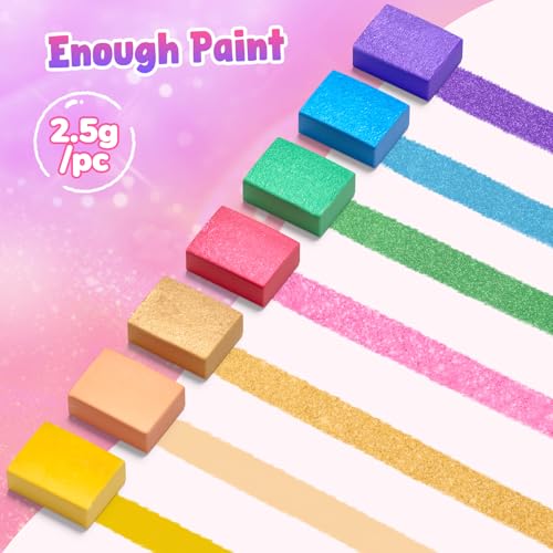 JoyCat Paint with Water Coloring Books, Art & Craft Activity, Princess No Mess Art for Kids Ages 4-8, Craft Kits & Supplies, DIY Creative Activity, Gifts for Girls & Boys - style: Princess & Magical Pony 2