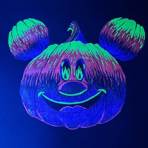 IUILE Handmade Watercolor Paints - Halloween 2023 Half Pan Set (4 colors) - color: Halloween 2023