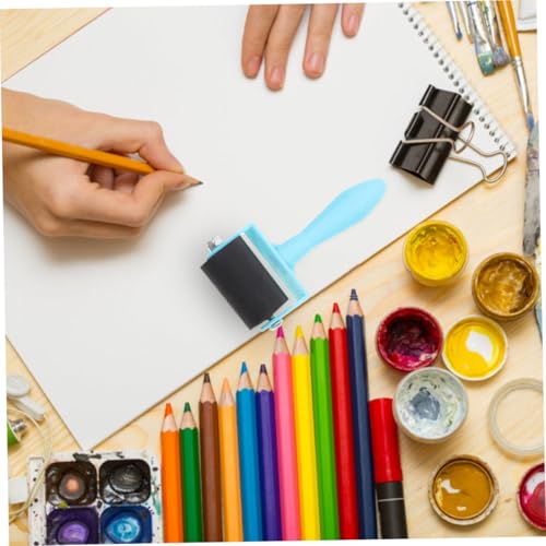 Gadpiparty Ink Roller Set 6pcs Soft Rubber for Boys and Girls Stamping Printmaking Tool Oil Painting Accessory Craft Roller