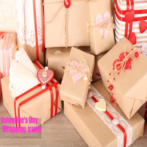 Vanhench Brown Wrapping Paper 17.5"x 1800"(150') for Craft Kraft Gift Wrapping Bulletin Board Arts Bouquet Flower Table Covering Poster Packing Shipping Moving Supplies 65GSM 45LB - color: Brown, size: 17.5" X 150'