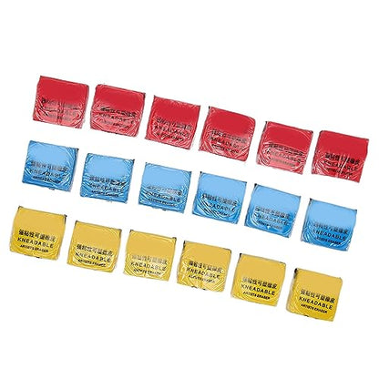 Generic Kneaded Eraser Set 18PCS Flexible Moldable Professional Art Erasers for Drawing Sketching Artists PVC