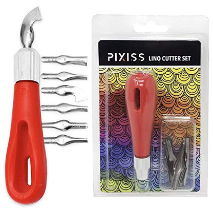 Rubber Block Stamp Carving Block Stamp Making Kit with Cutter Tools, 1 Carving Rubber Stamp for Printmaking, Printing and More - size: 1 Rubber Block + Carving Tool