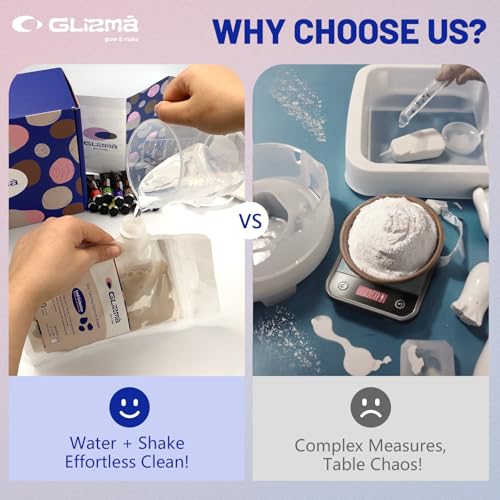Glizma Complete Gypsum Casting Powder Kit 2 Sets 6 Leaf Trays, Home Decor DIY Beginners Crafts Kits Adults Women, Water Activated, Fast Curing, Date Night Painting Kit(Acrylic Paint Inclueded) - size: Leaf