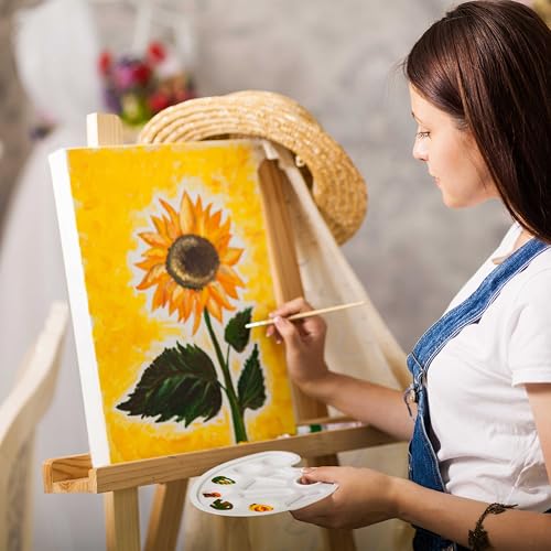 U.S. Art Supply Rectangle Stretched Canvas for Painting 12x24 inch Gallery Depth 1-1/2" Thick, 3-Pack - 12oz Acrylic Gesso Triple Primed, Professional Artist Quality, 100% Cotton - Oil, Pouring Paint - size: 12" x 24"