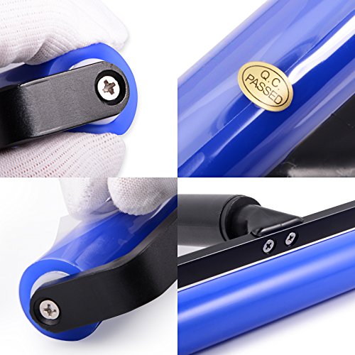 EHDIS Glue Silicone Rubber Pasting Tacky Soft Roller Vinyl Record Cleaner Squeegee Wheel Anti-Static Sticky Dust Collection for Film Application Craft Project Industry Ink Tools 12-inch