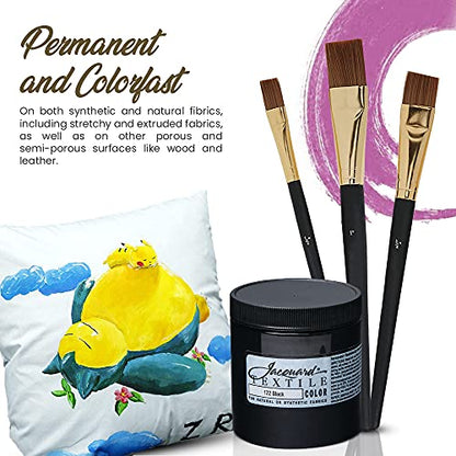 Jacquard Textile Paint 2.25 Oz Black & White Fabric Paint set