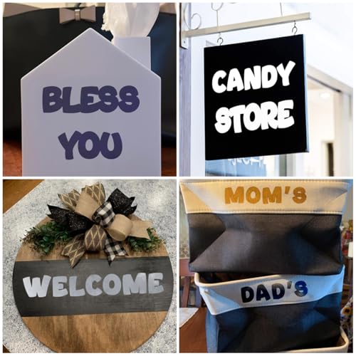 2 Inch Letter Stencils for Painting - 42 Pack Alphabet Letter and Number Stencil Templates with Signs for Painting, Reusable Letters and Numbers Stencils for Chalkboard Wood Signs & Wall Art - size: 2 Inch