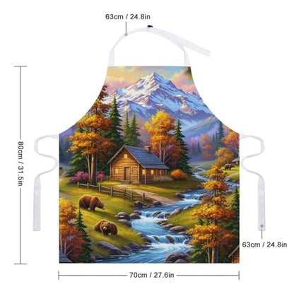 Chef Bib Apron for Restaurant, Anti-Stain with Pocket Adjustable, Cooking Dishwashing Lab Use - color: Style (541)