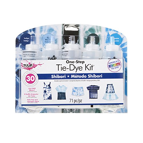 Tulip One-Step Tie-Dye Kit One-Step Tie Kit Fabric Dye, Shibori - color: Shibori
