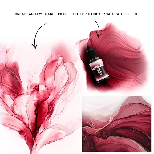 KAMENSKAYA Alcohol Ink Set - 50 'Mini' Alcohol Inks - 0.17 fl oz (5 ml) Each