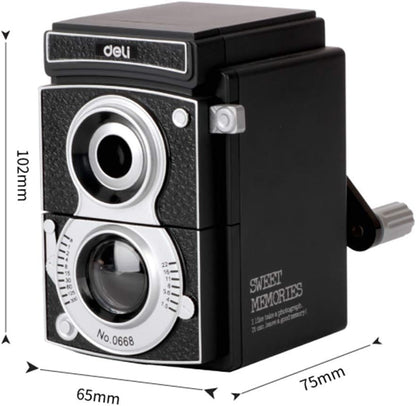 Manual Pencil Sharpener, School Pencil Sharpener, Helical Steel Blade, Not Easy to Break, for School/Home/Office/Woodworking/Engineering Drawing/Art Drawing Sketching