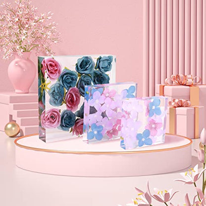 Square Silicone Molds for Resin, Large Resin Mold Glossy Deep Square Molds 6.6''x 2'' w Deep Epoxy Resin Molds for Flowers Bouquet Preservation - color: Square Silicone Molds