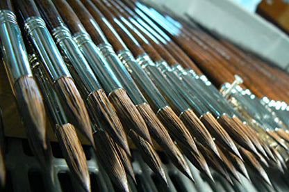 Escoda Signature Series Artist Watercolor Brush Set, Laurin Mccracken Set #1, Versatil Synthetic Kolinsky, Size (Round) 4, 6, 10 - color: Laurin Mccracken, size: Artist Set