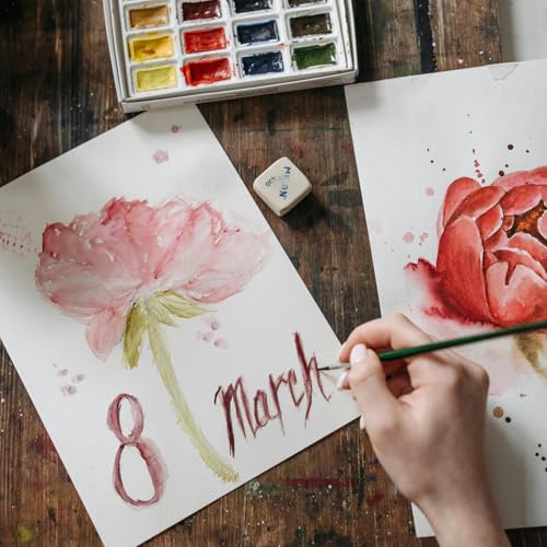 300 Sheets 5x7 Watercolor Paper Pad Cold Press Bulk Painting Paper - style: 5x7in-110LB/230GSM