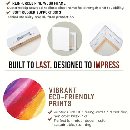 (10x10x1.25 In) Gallery Wrapped Canvas Wall Art Print of Mini Bundle - 100% Cotton, Ready to Hang, High-Definition Giclée Printing, Fade-Resistant, Modern Home & Office | ANDUNCAc467213WH - size: 10L" x 10W"
