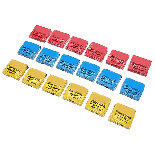 Generic Kneaded Eraser Set 18PCS Flexible Moldable Professional Art Erasers for Drawing Sketching Artists PVC