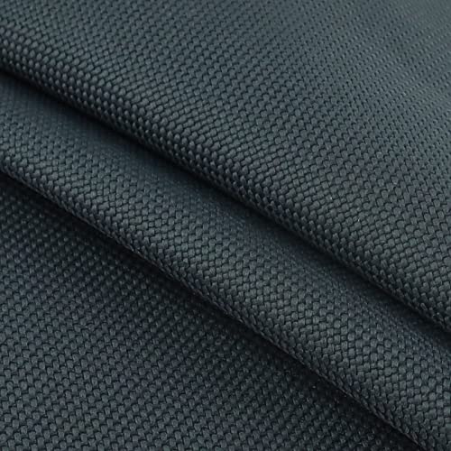 Thickened Waterproof Canvas Fabric for Outdoor/Indoor Project,Heavy Duty 1800 Denier Canvas Cordura Fabric Apply to Home Decor,Sunbrella,Awning, Marine,DIY,Craft,60" Wide,Sold by The Yard (Gray) - color: Gray