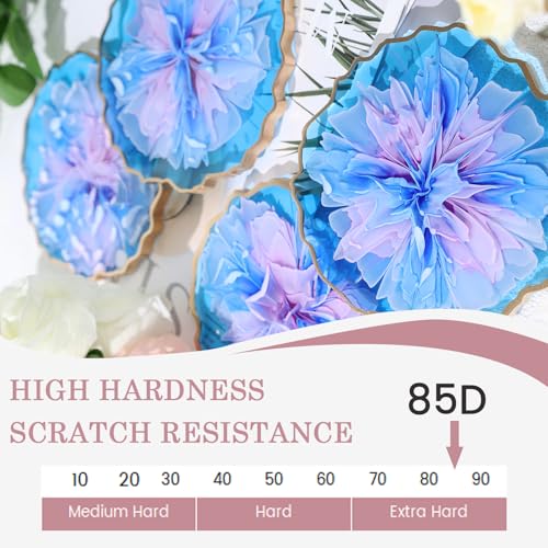 Bsrezn 1000g UV Resin Hard, Crystal Clear Solar Activated UV Glue for Jewelry Making (1000g) - size: 1000g