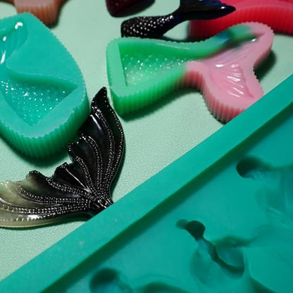 BBDINO Silicone Mold Making Kit, Super Elastic Liquid Silicon for Mold Making, N.W. 21.2 oz, 1:1 by Volume, Jade Green, Ideal for Casting Silicone Molds for Resin/Plaster/Wax/Jewelry etc. | 1:1 Mixing Self Degassing 3h Fast Cure Platinum Silicone Ideal fo