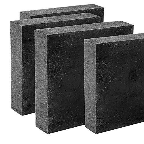 CHENTEC Rubber Bench Block Jeweler's Rubber Bench Block Rubber Stamping Block 4"x4" (10CM x 10CM) - color: Rubber Block, size: 4" x 4"(10cmx10cm)