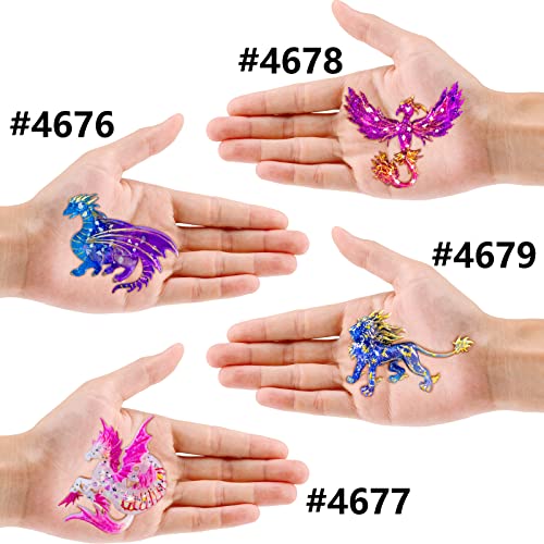 Fantasy Creatures & Potion Bottle Silicone Molds Kit—Make Mythical Dragons, Phoenix & Magic Vials Using Resin, Clay, Wax or Chocolate for Crafts, Jewelry & Cake Decorating