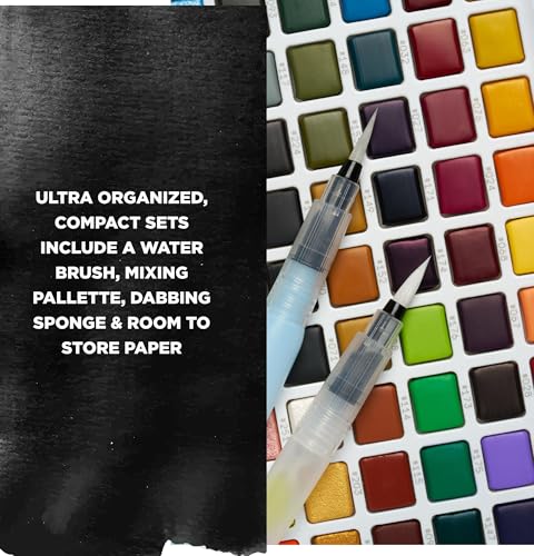 SAKURA Pocket Set Koi Watercolor Kit, 12 Colors Count