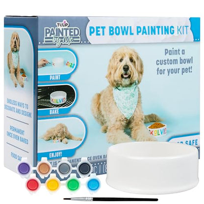 Tulip Painted by Me Ceramic Painting Kit - Pet Bowl - color: Pet Bowl