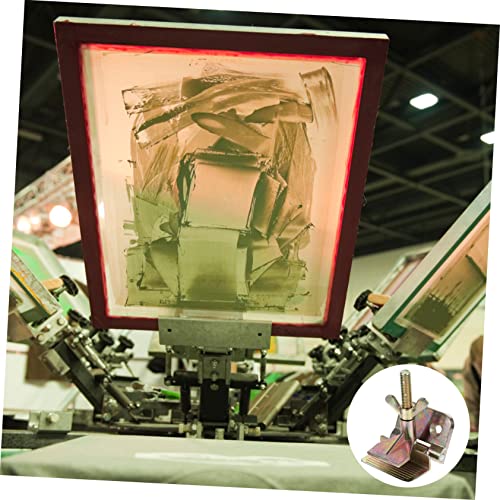 Gogogmee Silk Screen Registration Clamp Hinge Clamp DIY Printing Tool Sturdy Screen Printing Press Accessory - color: Golden