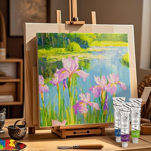 Paul Rubens Oil Paint, 20 Basic Colors*170 ml LargeTubes, Professional Oil Based Paint with High Saturation, Creamy Texture, and Consistency,Art Supplies for Artists, Students, Beginners - color: 20 colors*170ml-B