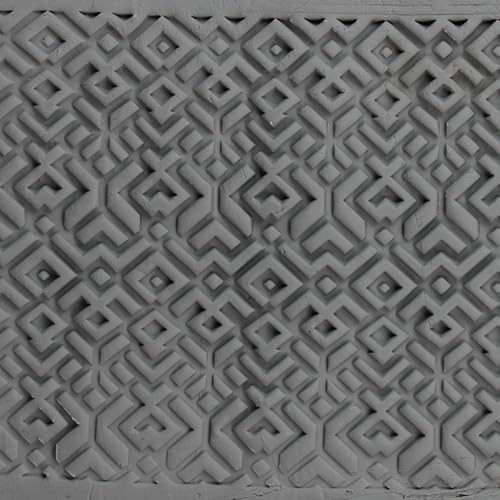 Arrow Weave Clay Texture Roller 4" for Polymer Clay - color: Arrow Weave Roller