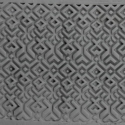 Arrow Weave Clay Texture Roller 4" for Polymer Clay - color: Arrow Weave Roller