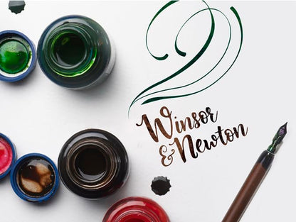 Winsor & Newton Calligraphy Ink, 30ml (1-oz) Bottle, Sepia - color: Sepia, size: 1 fl oz