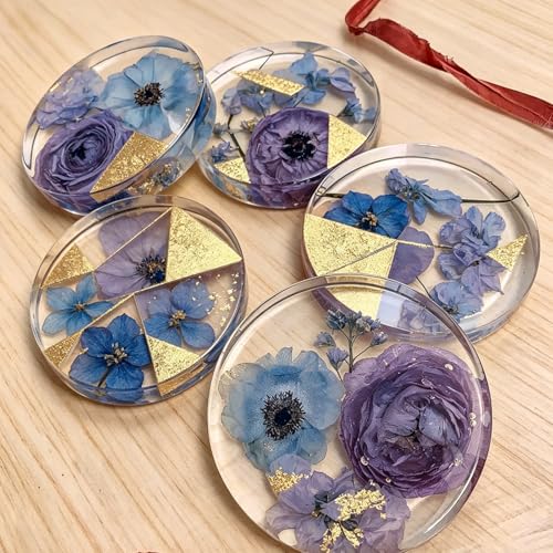 3 Deep Circle Silicone Molds for Resin, Large Resin Mold Glossy Deep Round Molds, 8“'x 2'' h. 6''x 2'' h. 4''x 2'' h, Deep Epoxy Resin Molds for Flowers Bouquet Preservation, Resin Casting - color: Circle Silicone Molds