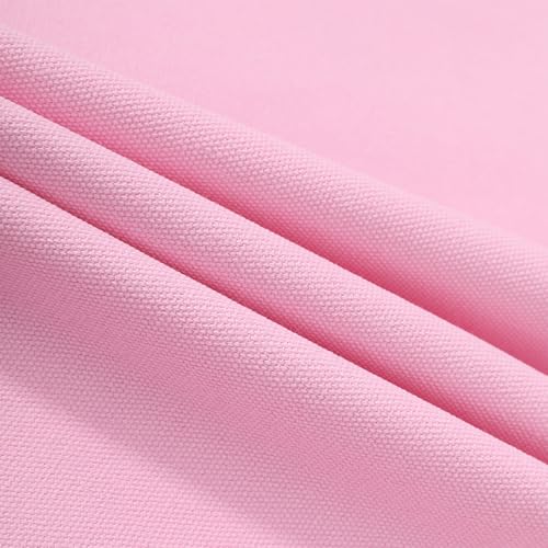 AFUN Aprons for Men Women with Large Pockets, 16-Ounce Cotton Canvas Cross Back Apron - color: Light Pink