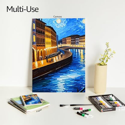 Elan Professional Oil Paint Set, 24 Vibrant Colors Mini Tubes 0.4fl oz, Oil Paints for Canvas Painting, Art Paints for Adults & Artists - color: Oil, style: 24x0.4 Oz