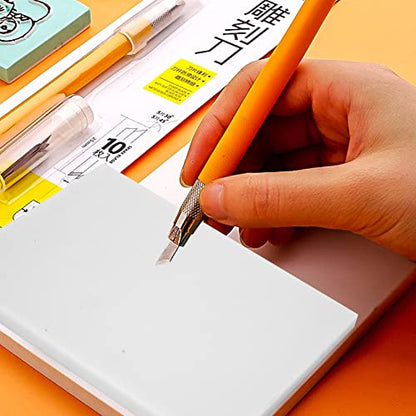 White Craft Foam Block for DIY Rubber Stamping Card Making Scrapbooking Cuttable Lightweight Art Supply - color: White