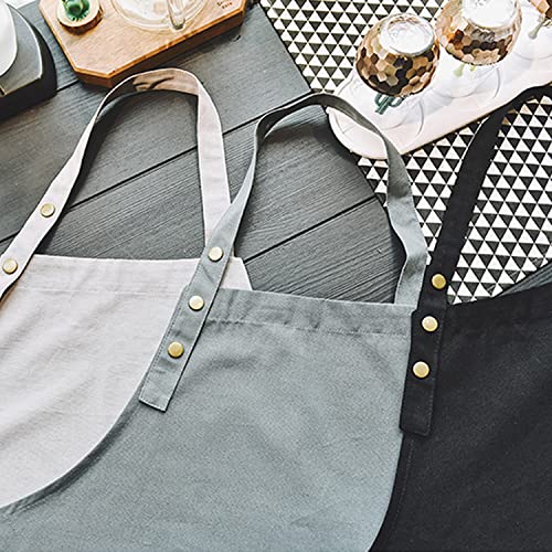 Art Aprons for Painting Pottery Ceramics, Mens Women Kitchen Cooking Aprons Waterproof Green - color: Black