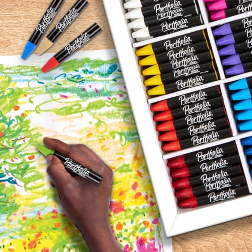 Crayola Oil Pastels Classpack, School Supplies, Water Soluble, 12 Assorted Colors, 300Count - style: CLASSPACK