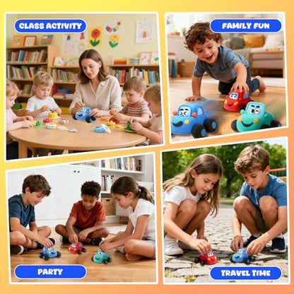 Air Dry Clay Kit for Kids - Pull Back Car Making, 3 Boxes Modeling Clay with Sculpting Tools, Base, Backing Board, Tutorial, Ultra Light & Soft, Non-Toxic & Safe, Creative DIY Arts and Crafts Toys - color: Racine Trio
