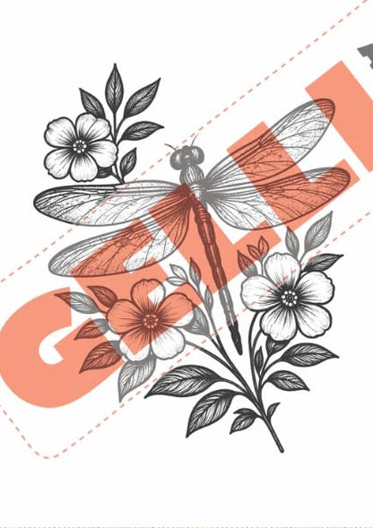 Gelli Arts Image Transfer Printables Pack – Collage Art & Texture Sheets for Gel Printing, Mixed Media, Scrapbooking, Card Making & DIY Crafts – 30 Printable 8x10 Images – Flora & Flight - color: black and green, blue, brown