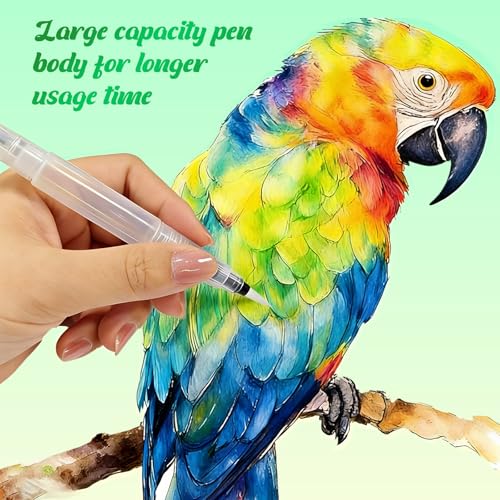 houlishu Flower Bird Art Painting Book, Portable Sketch Album for Art Creation and Relaxation