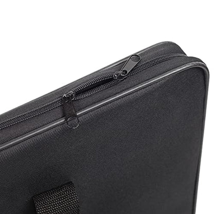 JJRING Art Portfolio Case, Wire Framed Nylon Portfolio Tote, Art Storage Bag in 37 Inches by 28 Inches, Great Carrying Bag for Artworks, Posters, Drawings, Prints(Black) - size: 37 Inches by 28 Inches